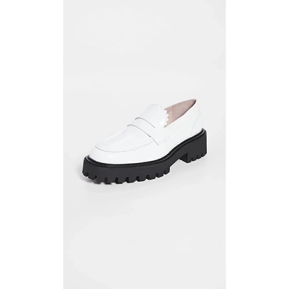 LAST Matter white Leather Loafers EU40